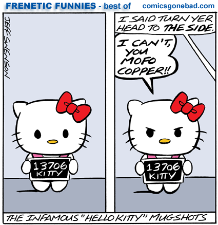 Hell Kitty Mug Shot