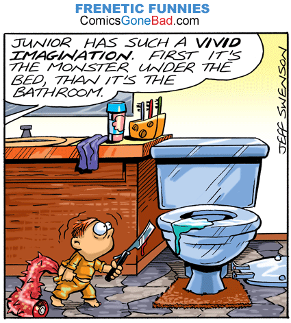 Kid Versus Monster Cartoon