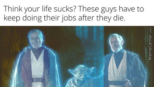 Think Your Life Sucks? These Guys Have To
Keep Doing Their Jobs After They Die.
