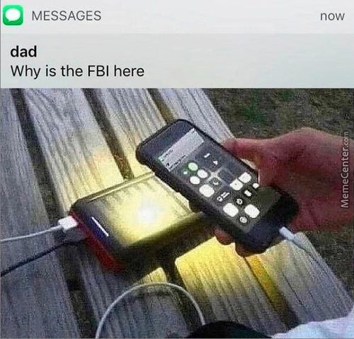 O MESSAGES
Dad
Why Is The FBI Here
Now
