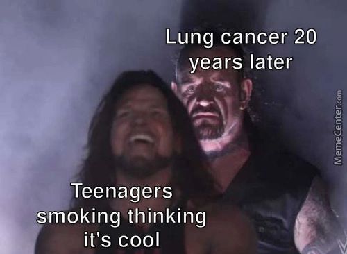 Lung Cancer 20
Years Later
Teenagers
Smoking Thinking
It's Cool
