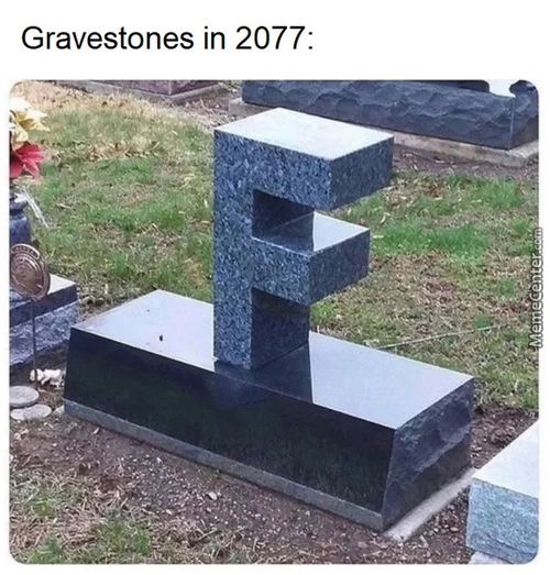 Gravestones In 2077:
