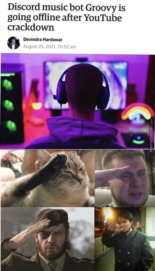 Discord Music Bot Groovy Is
Going Offline After YouTube
Crackdown
Devindra Hardawar
August 25, 2021. 10:52 Am
