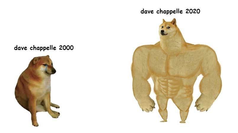 Dave Chappelle 2020
Dave Chappelle 2000
