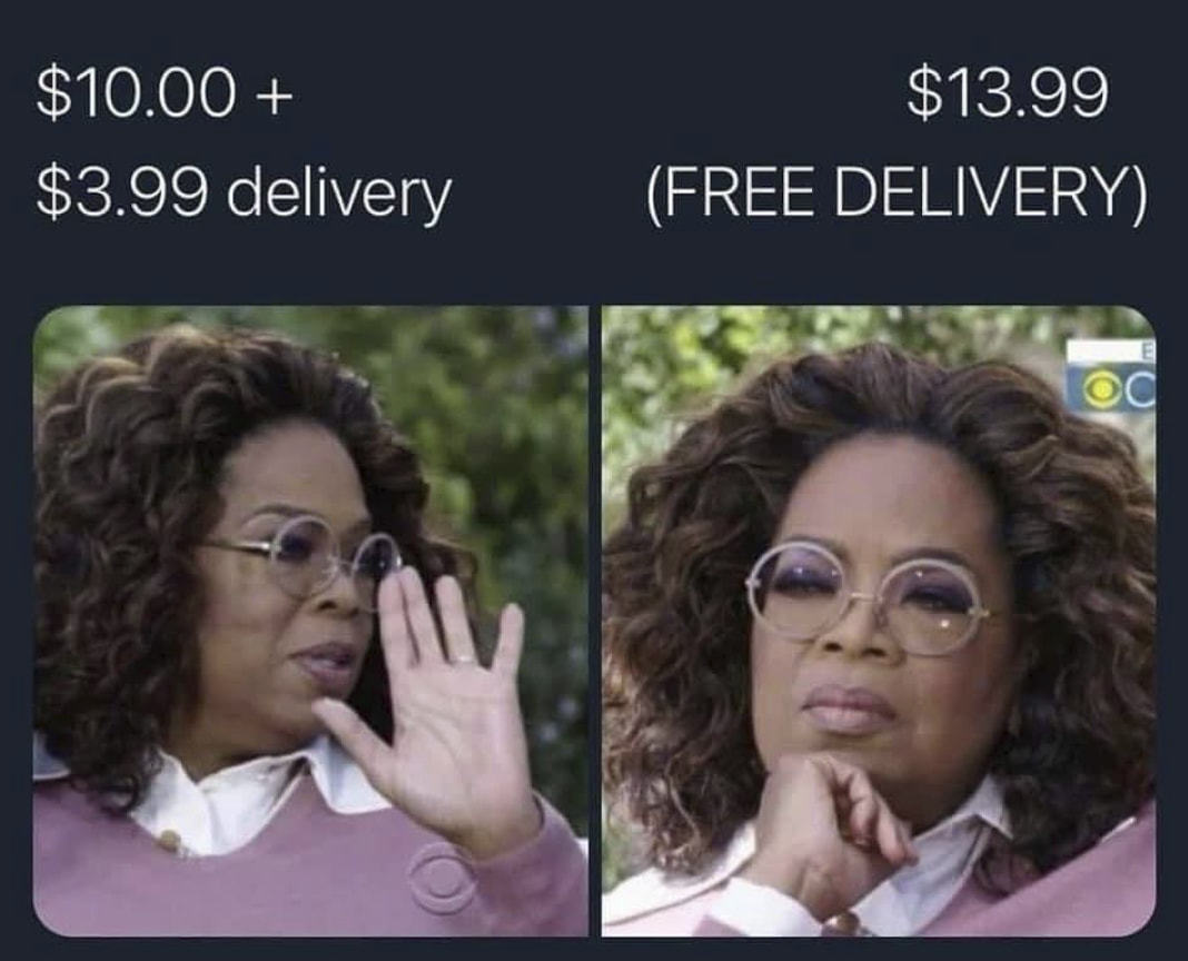 $10.00 +
$3.99 Delivery
$13.99
(FREE DELIVERY)

