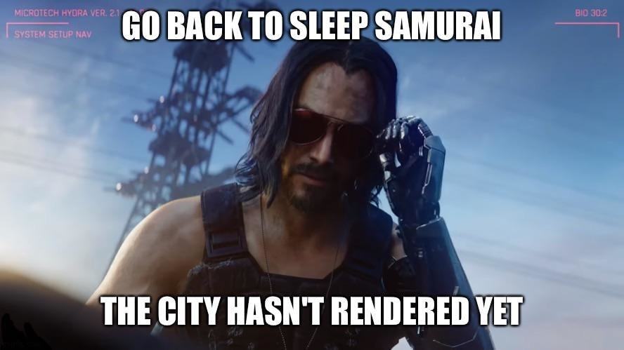 HVCIRA VER.
GO BACK TO SLEEPSAMURAI
THE CITY HASN'T RENDERED YEW
