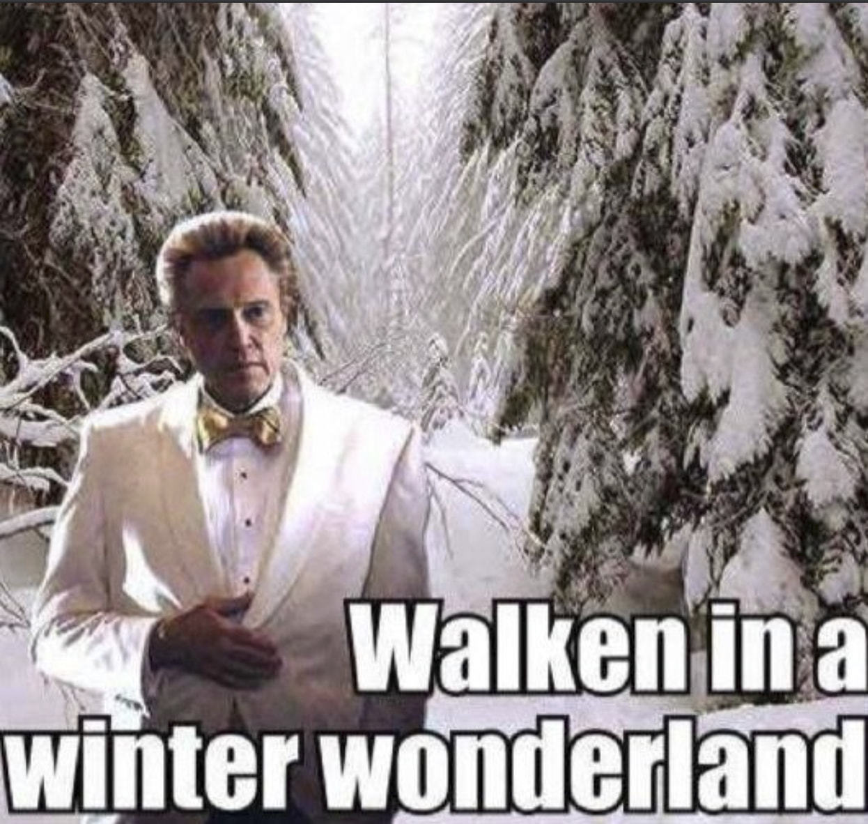 Walken In A
Winter Wonderland

