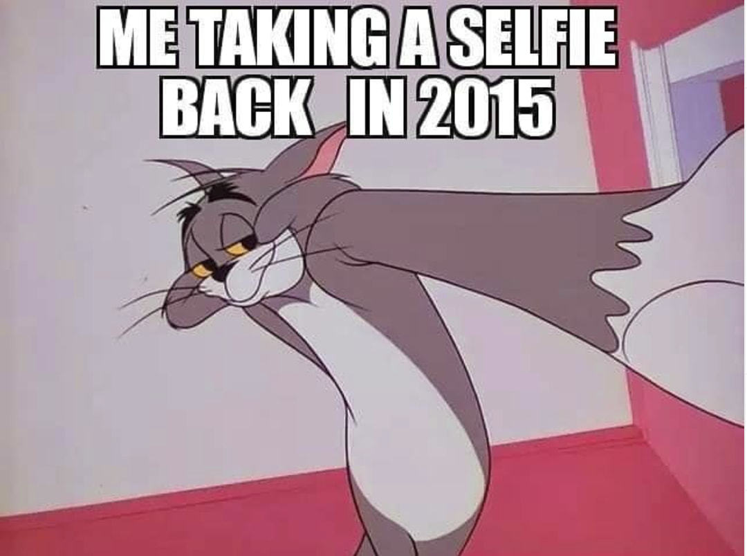 ME TAKING A
BACK IN 2015
