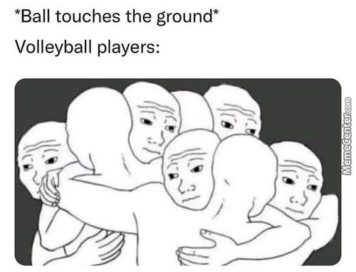 *Ball Touches The Ground*
Volleyball Players:
