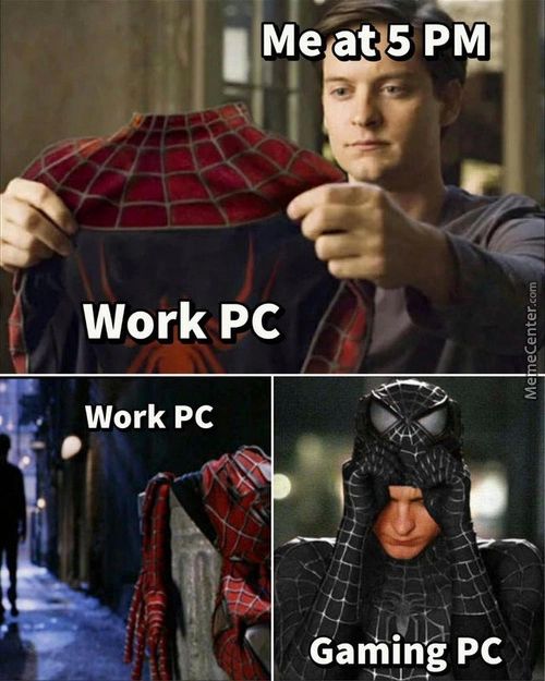 Work PC
Work PC
Gaming PC

