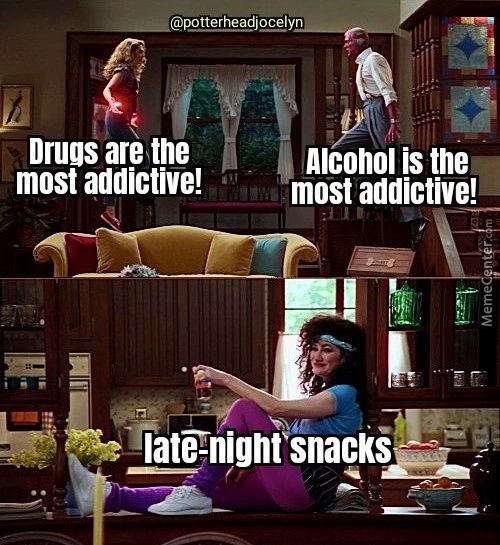 @potterheadigelyn
Drugs Aretne
Most Addictive!
Alcohol Is The
Most Addictive!
