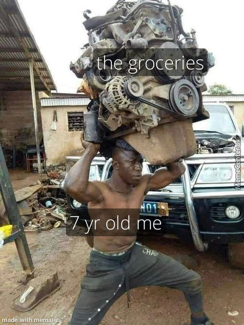 Vhe;groceries
7yr Old Me
