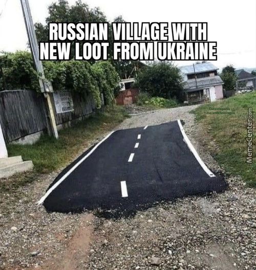  RUSSIAN VILLAGE WITH
NEW LOOT
