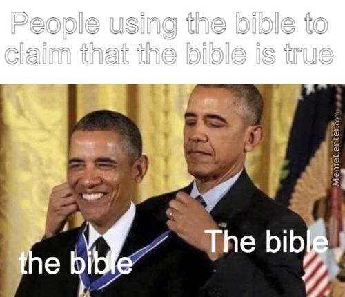 People Ustng The Bible To
Coam That The Bib0e Is True
E Bib
