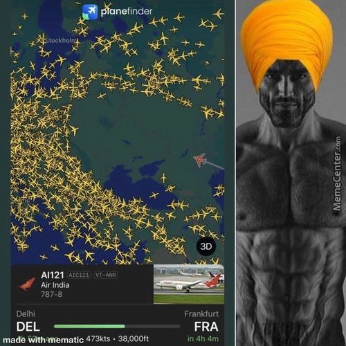 åanefinder
A1121
Air India
787-8
Delhi
DEL
Made Withcmematic 473kts
Frankfurt
FRA
• 38,000ft
