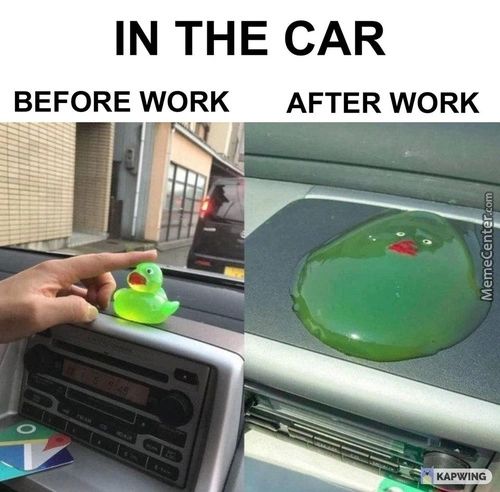 IN THE CAR
BEFORE WORK
AFTER WORK
KAPWING
