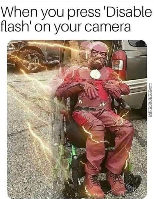 When You Press Disable
Flashl On Your Camera
