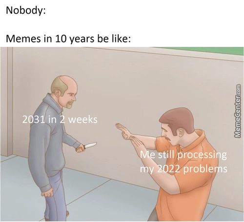 Nobody:
Memes In 10 Years Be Like:
Eeks
Stillhjrocessing
M 22 Proble S
