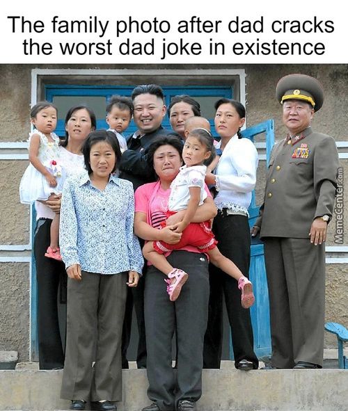 The Family Photo After Dad Cracks
The Worst Dad Joke In Existence
