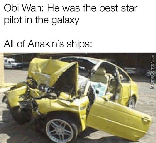 Obi Wan: He Was The Best Star
Pilot In The Galaxy
All Of Anakin's Ships:
