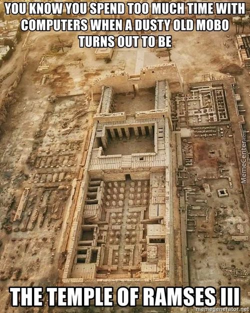 WITH
A DUSTY OLD
TURIs OUT TO BE
THE TEMPLE OF RAMSES
. Pet
