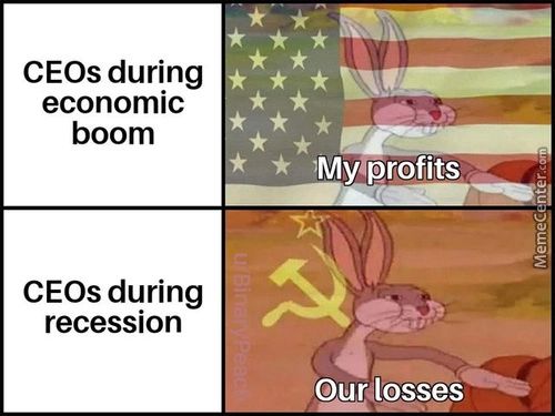 CEOs During
Economic
Boom
CEOs During
Recession
Myuproiits
OuriosseS
