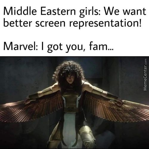 Middle Eastern Girls: We Want
Better Screen Representation!
Marvel: I Got You, Fam...
