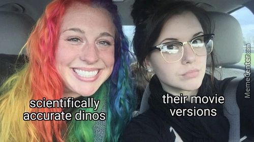 Scientifically
Accurate Dinos
Their Movie
Versions
