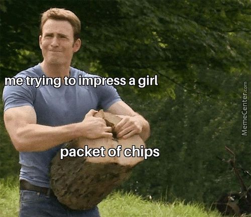 Me&trying To;impress A Girl
Packet Of Chips
