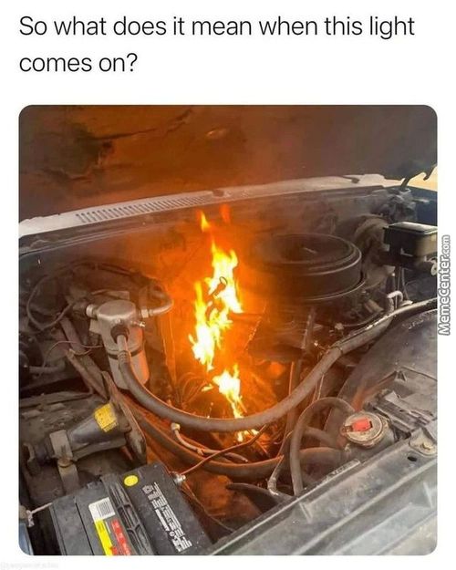 So What Does It Mean When This Light
Comes On?
