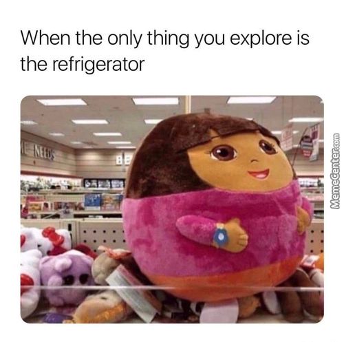 When The Only Thing You Explore Is
The Refrigerator
