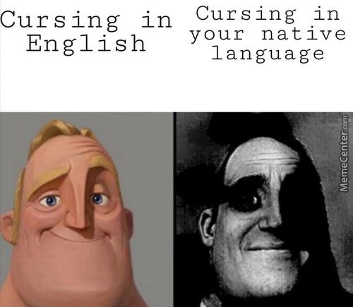 Ursing In CUrsing In
Engli S H Y Ol•lr Native
Language
