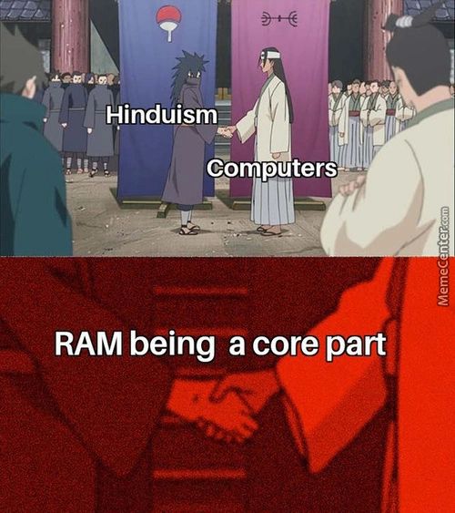 Hinduism
Computers
RAM Being A Core Part

