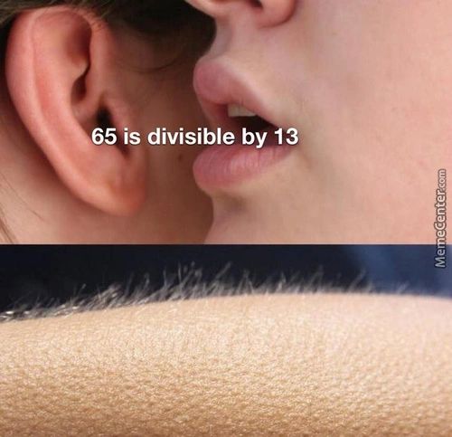 65 IS Divisible By 13
