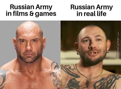 Russian Army
In Films & Games
Russian Army
In Real Life
