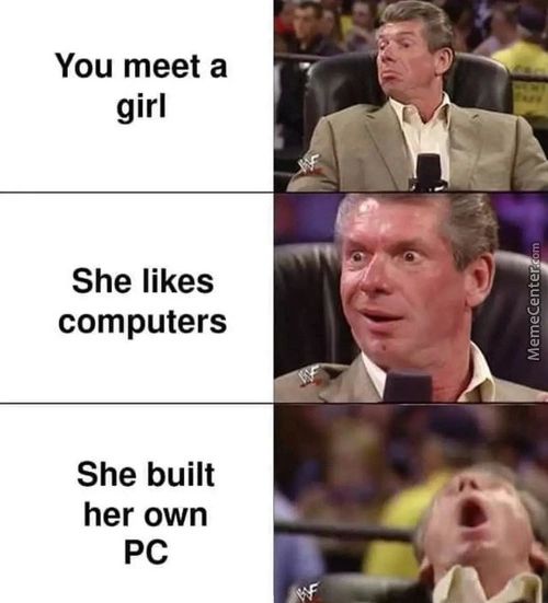 You Meet A
She Likes
Computers
She Built
Her Own

