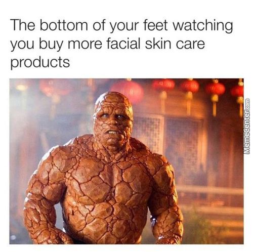 The Bottom Of Your Feet Watching
You Buy More Facial Skin Care
Products
