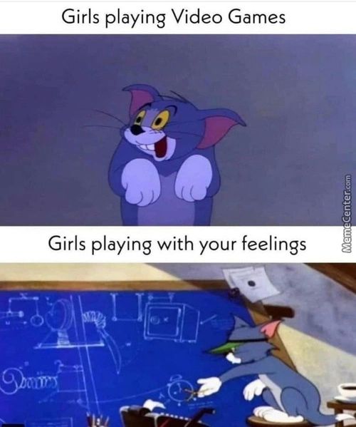 Girls Playing Video Games
Girls Playing With Your Feelings
