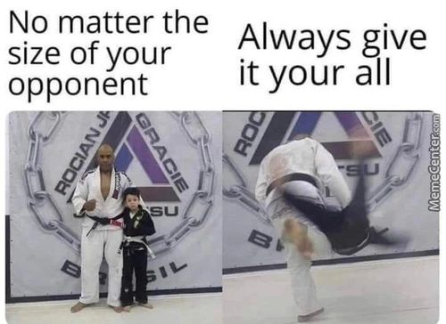 No Matter The
Always Give
Size Of Your
It Your All
Opponent
