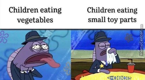 Children Eating
Vegetables
Children Eating
Small Toy Parts
