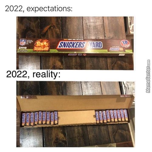 2022, Expectations:
SUCKERS
2022, Reality:
18
