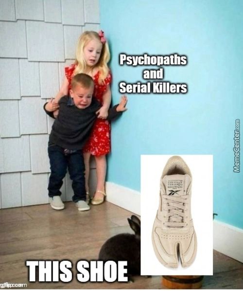 Psychopaths
And
Serial Killers
THIS SHOE
