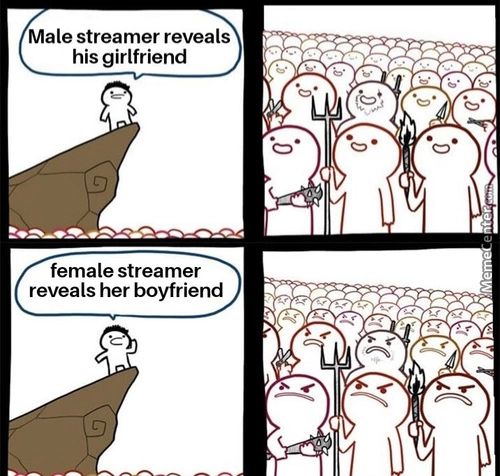 Male Streamer Reveals
His Girlfriend
Female Streamer
Reveals Her Boyfriend
