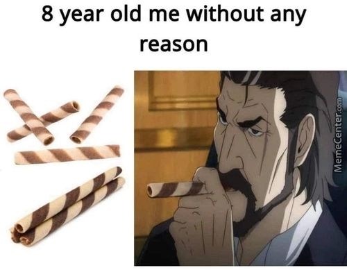 8 Year Old Me Without Any
Reason
