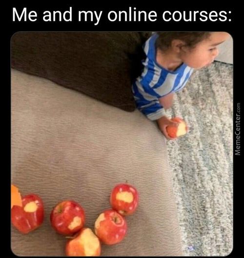 Me And My Online Courses:

