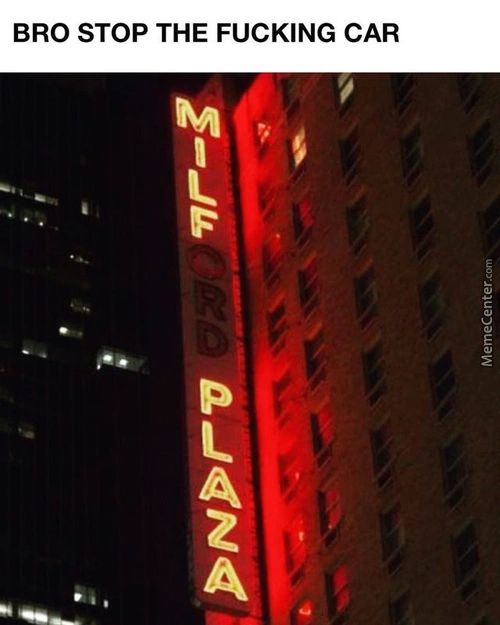 BRO STOP THE FUCKING CAR
