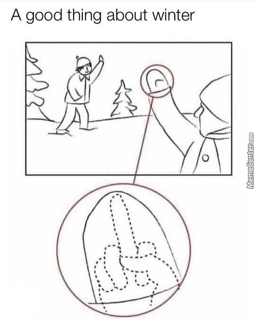 A Good Thing About Winter
