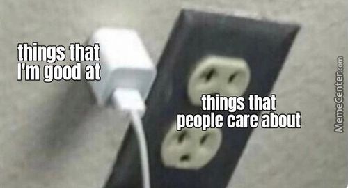 Things That
I'm Good At
Things Thate.
People Care IDodt
