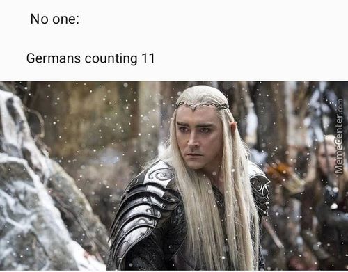 No One:
Germans Counting II
