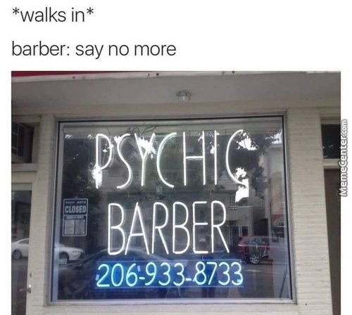 Barber: Say No More
BARBER
'CLOSED
206933-873

